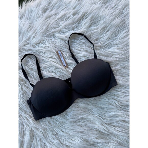 Skims Ultimate Push Up Strapless Bra Onyx Size 42C - Picture 3 of 7